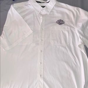 Harley Davidson button down shirt